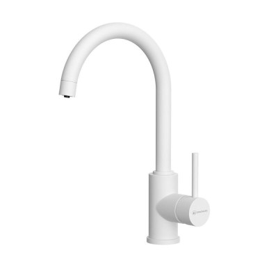 Смеситель Omoikiri Shinagawa 2 Plus-WH 4994404 для кухонной мойки, с подключением к фильтру, белый