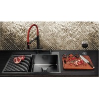 Смеситель для кухонной мойки Omoikiri Kanto TO 4994428, с подключением к фильтру, цвет toscana матовый
