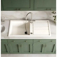 Смеситель Omoikiri Akita-S AZ 4994436 для кухонной мойки под фильтр, PVD-покрытие, azur blue матовый