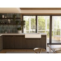 Смеситель для кухонной мойки Omoikiri 4994450 Kanto-2, гибкий излив, с подключением к фильтру, белый/нержавеющая сталь