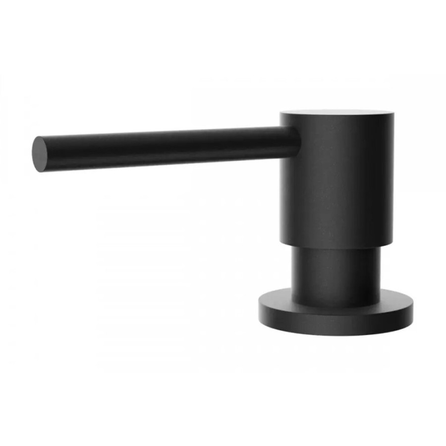Дозатор встраиваемый для жидкого мыла Omoikiri OM-03-BL 4995045 черный, для кухонной мойки