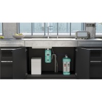 Измельчитель для кухонной мойки Omoikiri Nagare 4995066 Slim 1250 AZ, бирюзовый