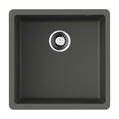 Мойка кухонная Omoikiri Bosen 4997007 44-U, 44 см, tetogranit, платина