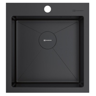 Мойка кухонная Omoikiri Akisame 46-GB 4997012, 46 см, цвет графит