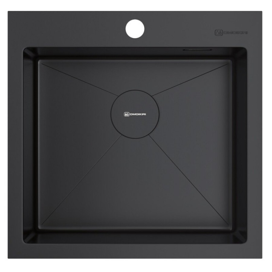 Мойка кухонная Omoikiri Akisame 51-GB 4997013, 51 см, цвет графит