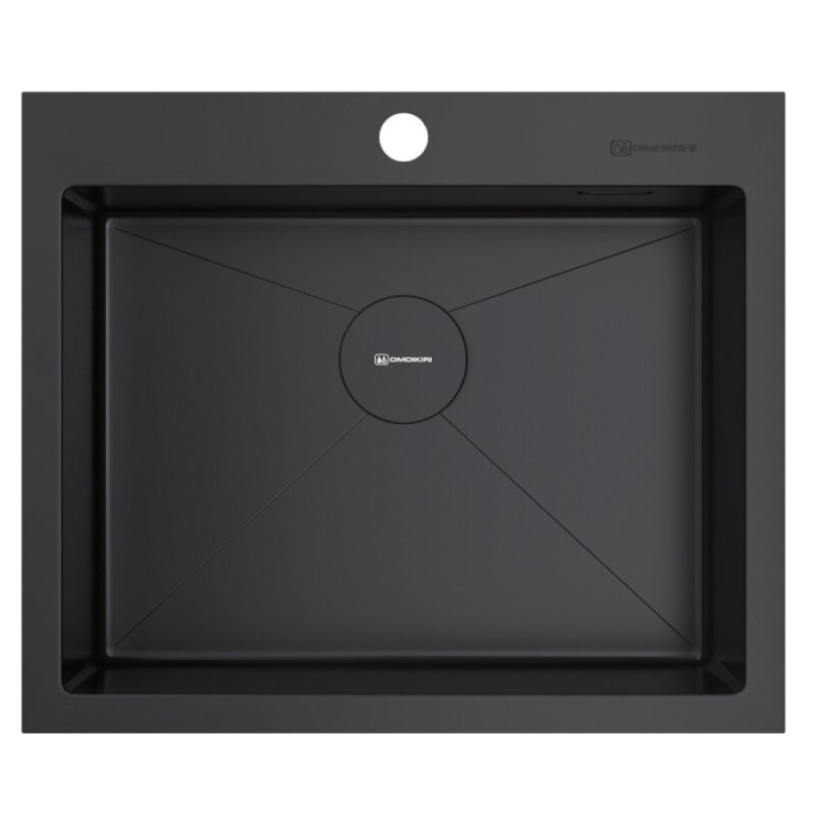 Мойка кухонная Omoikiri Akisame 59-GB 4997014, 59 см, цвет графит