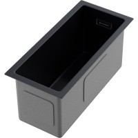 Кухонная мойка Omoikiri Taki 20-U/IF 4997015, 20 см, цвет графит