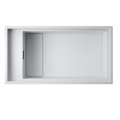 Мойка кухонная Omoikiri Kinaru Pro 86-U/I-WH 4997026, 86 см, artceramic, цвет белый