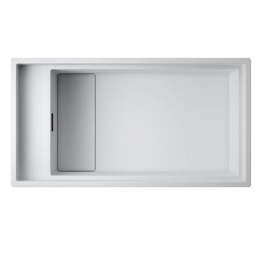 Мойка кухонная Omoikiri Kinaru Pro 86-U/I-WH 4997026, 86 см, artceramic, цвет белый