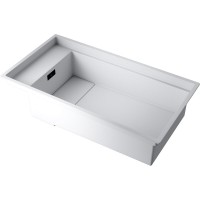 Мойка кухонная Omoikiri Kinaru Pro 86-U/I-WH 4997026, 86 см, artceramic, цвет белый