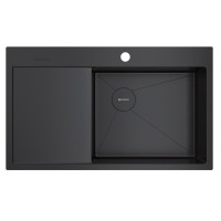 Мойка кухонная Omoikiri Akisame 86-L/R Side-GB 4997043/4997044, 86 см, крыло слева/справа, цвет графит