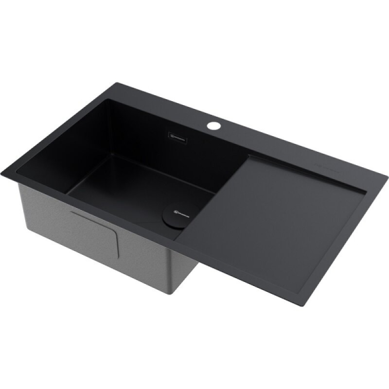 Мойка кухонная Omoikiri Akisame 86-L/R Side-GB 4997043/4997044, 86 см, крыло слева/справа, цвет графит