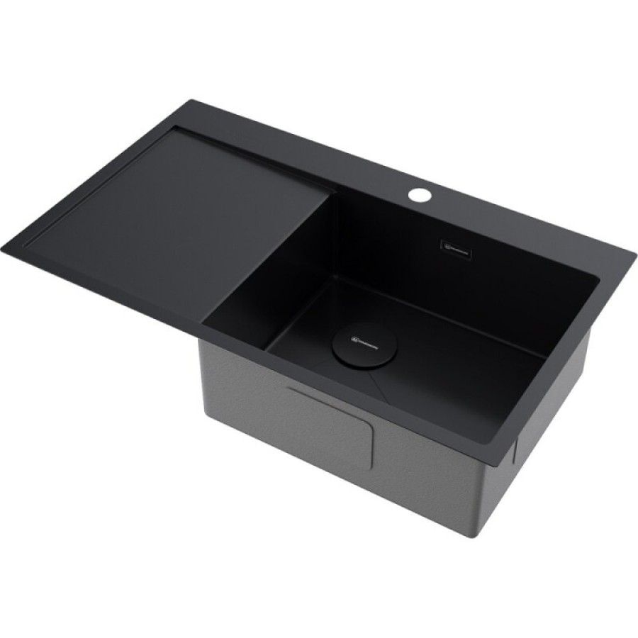 Мойка кухонная Omoikiri Akisame 86-L/R Side-GB 4997043/4997044, 86 см, крыло слева/справа, цвет графит