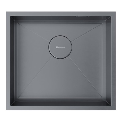 Кухонная мойка Omoikiri Kasen 4997055 49-16 INT GM, воронёная сталь, gunmetal