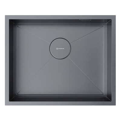 Кухонная мойка Omoikiri Kasen 4997061 54-16 INT GM, воронёная сталь, gunmetal