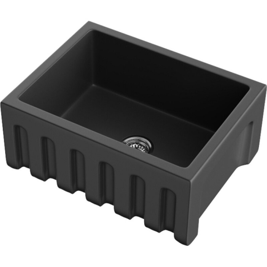 Мойка кухонная Omoikiri Mikura 61-BL 4997069, 61 см, natceramic, цвет черный