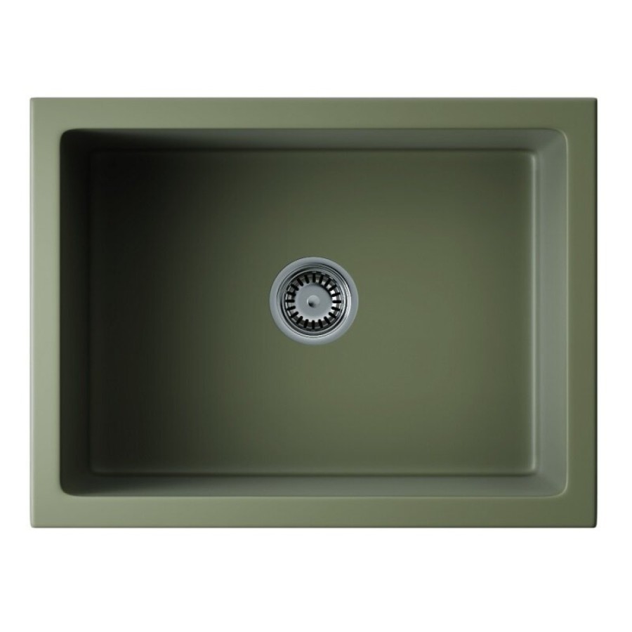 Мойка кухонная Omoikiri Mikura 61-OL 4997070, 61 см, natceramic, цвет olive