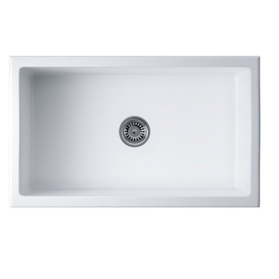 Мойка кухонная Omoikiri Mikura 76-WH 4997074, 76 см, natceramic, цвет белый матовый