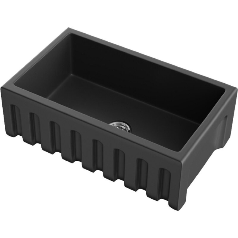 Мойка кухонная Omoikiri Mikura 76-BL 4997075, 76 см, natceramic, цвет черный