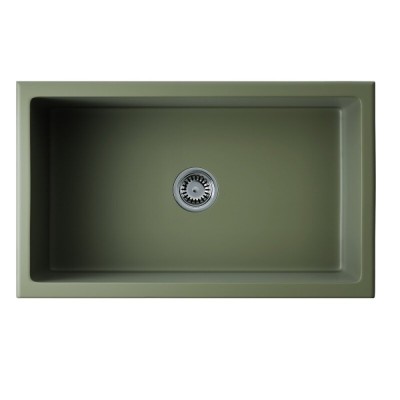 Мойка кухонная Omoikiri Mikura 76-OL 4997076, 76 см, natceramic, цвет olive