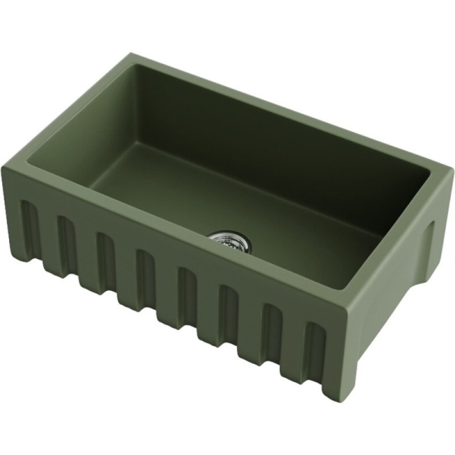 Мойка кухонная Omoikiri Mikura 76-OL 4997076, 76 см, natceramic, цвет olive