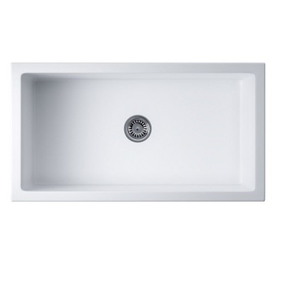 Мойка кухонная Omoikiri Mikura 83-WH 4997080, 84 см, natceramic, цвет белый матовый