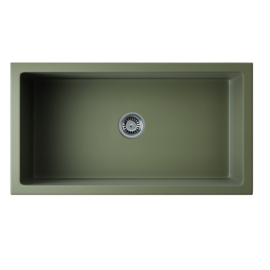 Мойка кухонная Omoikiri Mikura 83-OL 4997082, 84 см, natceramic, цвет olive