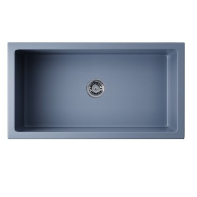 Мойка кухонная Omoikiri Mikura 83-SB 4997083, 84 см, natceramic, цвет smoky blue