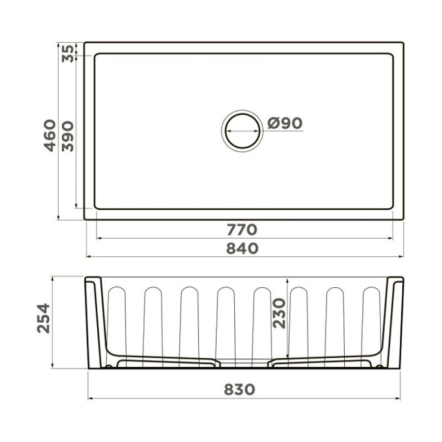 Мойка кухонная Omoikiri Mikura 83-PE 4997084, 84 см, natceramic, цвет pebble