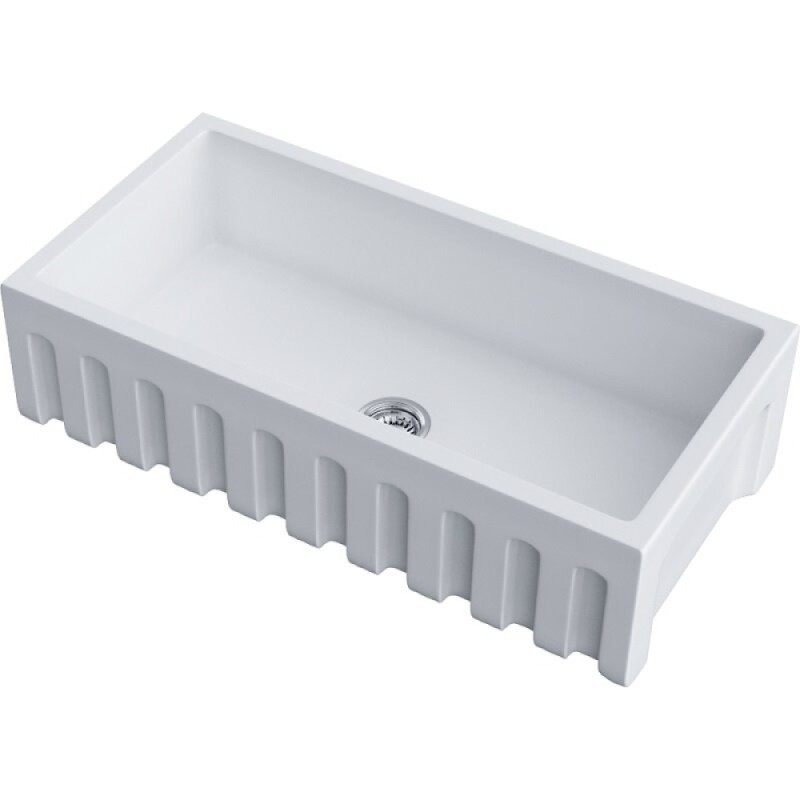 Мойка кухонная Omoikiri Mikura 91-WH 4997086, 91 см, natceramic, цвет белый матовый