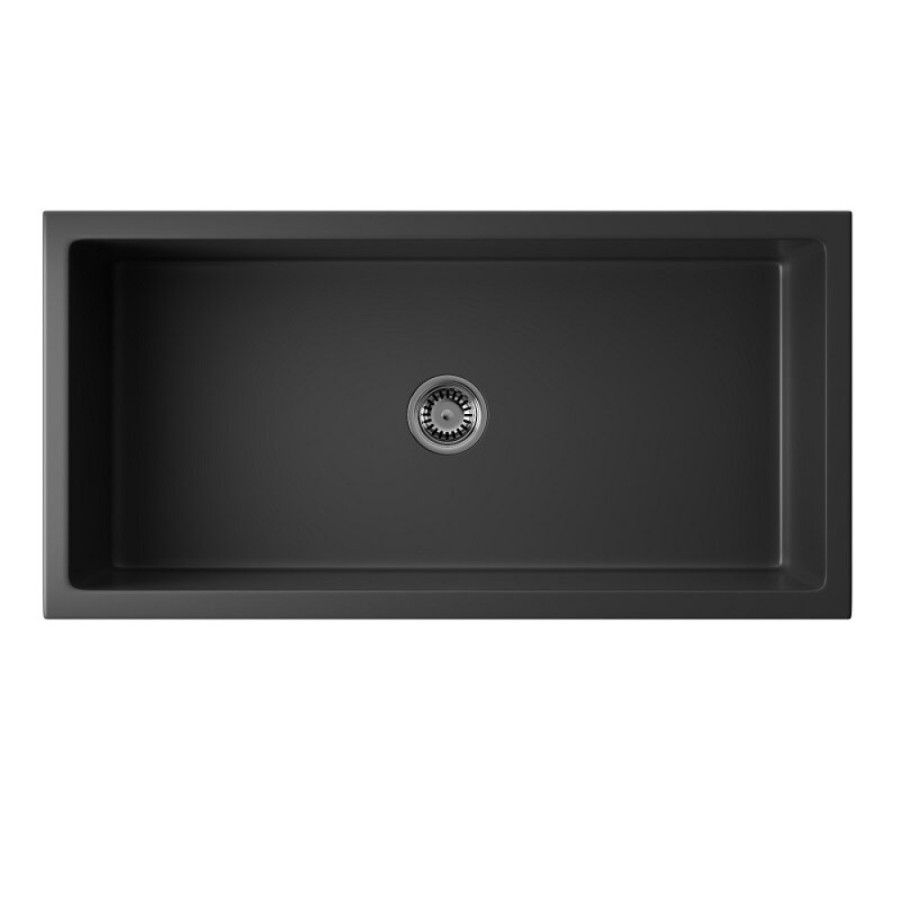 Мойка кухонная Omoikiri Mikura 91-BL 4997087, 91 см, natceramic, цвет черный