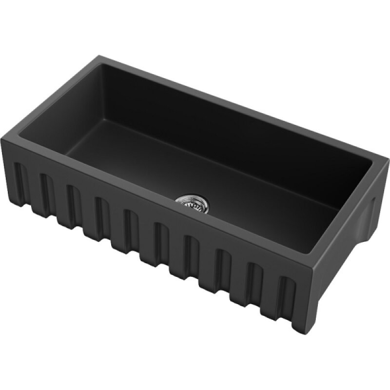 Мойка кухонная Omoikiri Mikura 91-BL 4997087, 91 см, natceramic, цвет черный