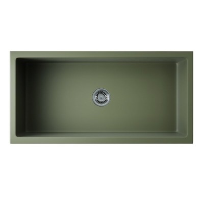 Мойка кухонная Omoikiri Mikura 91-OL 4997088, 91 см, natceramic, цвет olive
