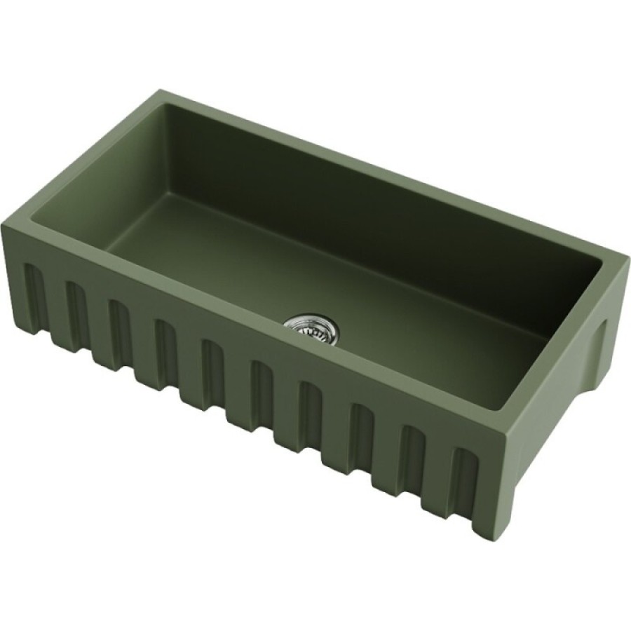 Мойка кухонная Omoikiri Mikura 91-OL 4997088, 91 см, natceramic, цвет olive