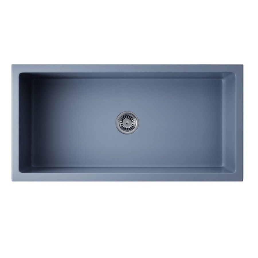 Мойка кухонная Omoikiri Mikura 91-SB 4997089, 91 см, natceramic, цвет smoky blue