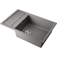 Кухонная мойка Omoikiri Sumi 78A-LB GR 4997102, 78 см, artceramic, цвет leningrad grey