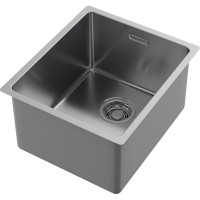 Кухонная мойка Omoikiri Tadzava 38-U/I Ultra 15-IN 4997113, 38 см, цвет нержавеющая сталь