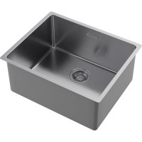 Кухонная мойка Omoikiri Tadzava 54-U/I Ultra 15 4997116, 54 см, цвет нержавеющая сталь