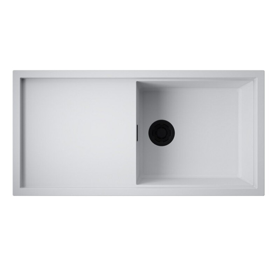 Кухонная мойка Omoikiri Sintesi 100 WH 4997126, 100 см, artceramic, цвет белый