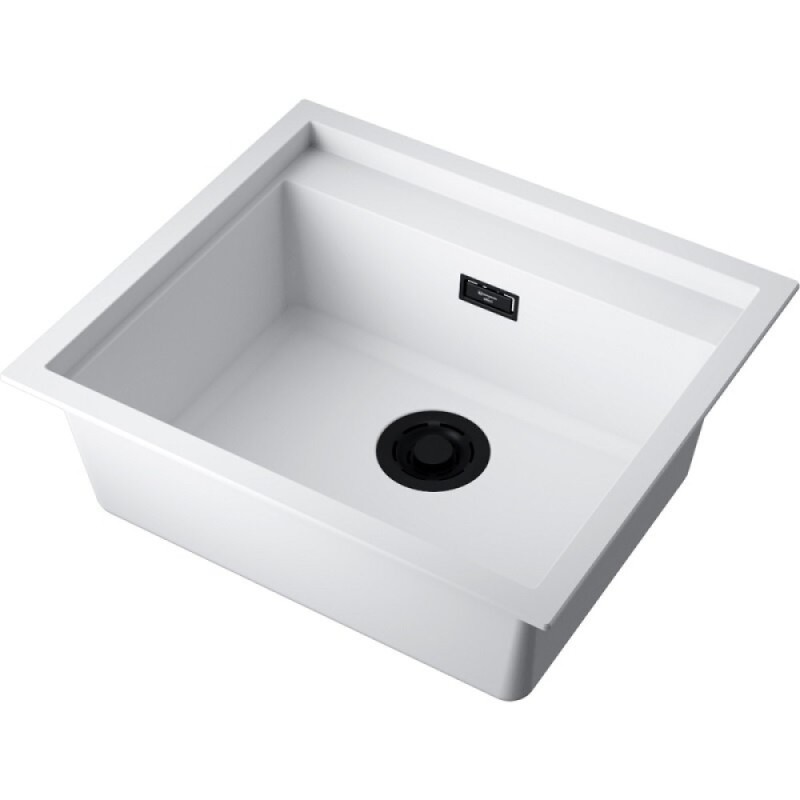 Кухонная мойка Omoikiri Sintesi 57 WH 4997141, 57 см, artceramic, цвет белый