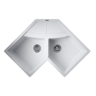Кухонная мойка Omoikiri Sumi 83C 4997174, 102 см, tetogranit, цвет белый