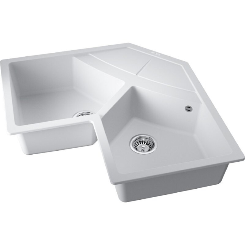 Кухонная мойка Omoikiri Sumi 83C 4997174, 102 см, tetogranit, цвет белый