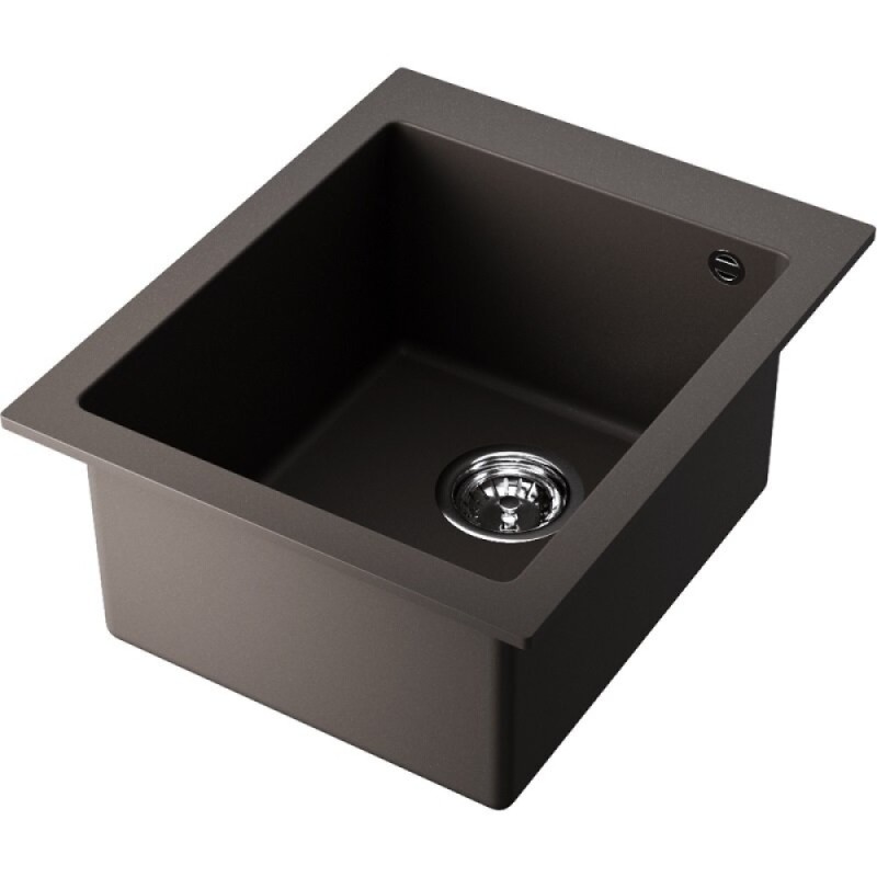 Мойка кухонная Omoikiri Bosen 41-ES 4997205, 41 см, tetogranit, цвет espresso