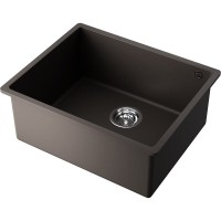 Мойка кухонная Omoikiri Bosen 54-U-ES 4997208, 54 см, tetogranit, цвет espresso