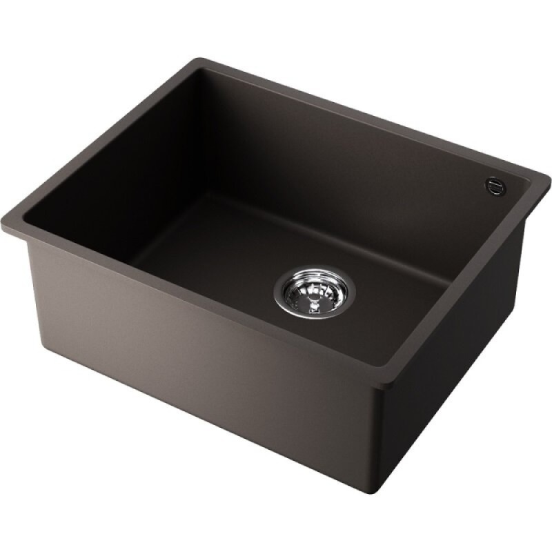 Мойка кухонная Omoikiri Bosen 54-U-ES 4997208, 54 см, tetogranit, цвет espresso