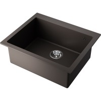 Мойка кухонная Omoikiri Bosen 61-ES 4997211, 61 см, tetogranit, цвет espresso