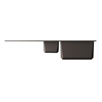 Кухонная мойка Omoikiri Sakaime 100-2 ES 4997219, 100 см, tetogranit, цвет espresso