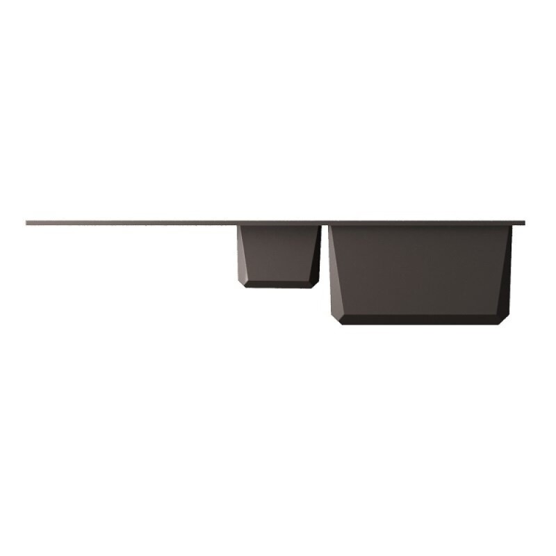 Кухонная мойка Omoikiri Sakaime 100-2 ES 4997219, 100 см, tetogranit, цвет espresso