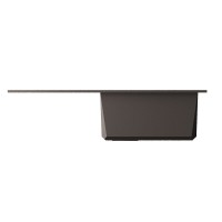 Кухонная мойка Omoikiri Sakaime 79-ES 4997227, 79 см, tetogranit, цвет espresso