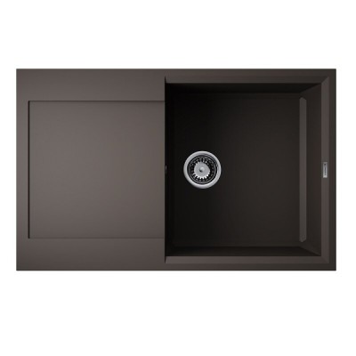 Кухонная мойка Omoikiri Sakaime 79-ES 4997227, 79 см, tetogranit, цвет espresso